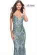 Picture of: Stunning Print Sequin Prom Dress with Open Back in Sea Mist, Style: 31546, Detail Picture 1