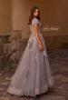 Picture of: Long Tulle Gown with Intricate Lace Detailing, Style: 26907, Back Picture