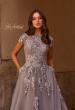 Picture of: Long Tulle Gown with Intricate Lace Detailing, Style: 26907, Detail Picture 1