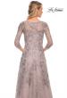 Picture of: Lace Mother of the Bride Dress with Full Skirt in Silver, Style: 30078, Detail Picture 2