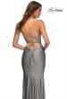 Picture of: Prom Dress with Beautiful Lace Bodice and Jersey Skirt in Silver, Style: 30466, Detail Picture 14