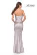 Picture of: Chic Strapless Liquid Jersey Gown with Ruching in Silver, Style: 31189, Detail Picture 16