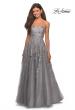 Picture of: Ball Gown Prom Dress with Sequin Details in Silver, Style: 27667, Detail Picture 1