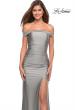 Picture of: Off the Shoulder Dress with Tie Back and Slit, Style: 30634, Detail Picture 1