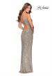 Picture of: Sequin Prom Dress with Cut Out Open Back in Silver, Style: 28657, Detail Picture 2
