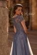Picture of: Tulle A Line Gown with Lace Applique and V Neck, Style: 29380, Detail Picture 2