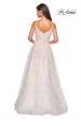 Picture of: Unique Sequin Prom Gown with Sweetheart Neckline in White Nude, Style: 27199, Back Picture