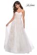 Picture of: Strapless Lace Ball Gown with Sweetheart Neckline in White Nude, Style: 27135, Detail Picture 2