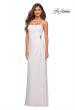 Picture of: Prom Dress with Side Cut Out and High Side Slit in White, Detail Picture 8