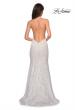 Picture of: Long Lace Prom Dress with High Neckline in White, Style: 27289, Detail Picture 9