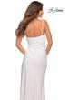 Picture of: Prom Dress with Side Cut Out and High Side Slit in White, Detail Picture 9