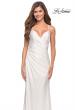 Picture of: Jersey Gown with Wrap Style Front and Rhinestones, Style: 30465, Detail Picture 14