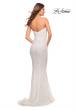 Picture of: Strapless Sweetheart Luxe Sequin Gown in White, Style: 30714, Detail Picture 19