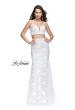 Picture of: Two Piece Mermaid Dress with Beading and Lace in White, Style: 25771, Detail Picture 1
