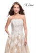 Picture of: Strapless A-line Prom Dress with Tulle in White, Style: 25925, Detail Picture 2