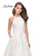 Picture of: High Neck A-line Gown with Beaded Bodice and Pockets in White, Style: 26337, Detail Picture 2