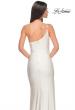 Picture of: Rhinestone One Shoulder Prom Dress with High Slit in White, Style: 31699, Detail Picture 2