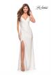 Picture of: Jersey Gown with Wrap Style Front and Rhinestones, Style: 30465, Detail Picture 4