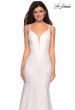 Picture of: Mermaid Style Lace Dress with Strappy Open Back in White, Style: 27560, Detail Picture 6