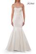 Picture of: Strapless Mermaid Gown with Lace-Trimmed Sweetheart Neckline in White, Style: 33438, Detail Picture 6