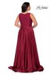 Picture of: A-line Plus Size Dress with Lace Sequin Bodice in Wine, Style: 29004, Detail Picture 5