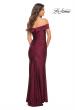 Picture of: Off the Shoulder Elegant Long Evening Gown in Wine, Detail Picture 9