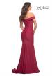 Picture of: Chic Off the Shoulder Evening Dress with Ruching in Red, Style: 30736, Detail Picture 3