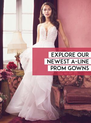 White Prom Dresses and Long Gowns Pink Backdrop