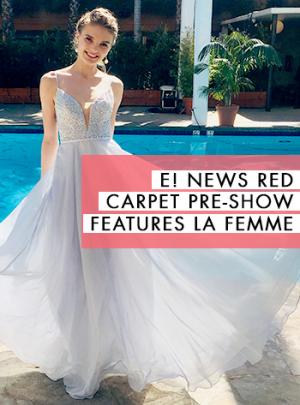 Oscars Red Carpet Pre Show on E! Features La Femme Dresses