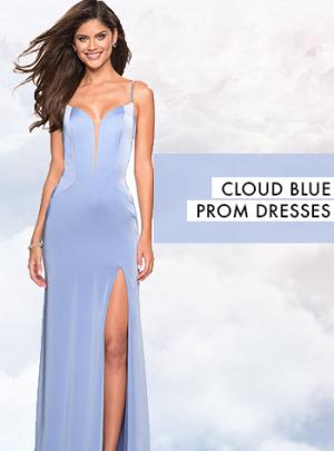 cloud blue prom dresses shop now