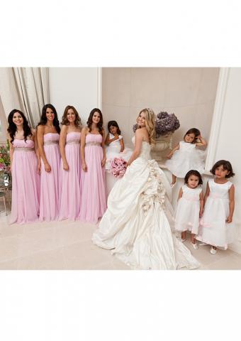 La Femme Style 15986 on Pandora Vanderpump-Sabo's Bridesmaids-by Rod Foster Photography