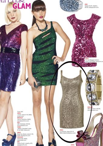 La Femme Style 16971 in Seventeen Magazine September 2011 Edition