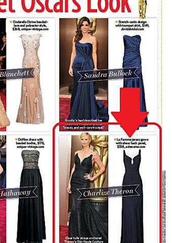 La Femme Style 19718 in US Weekly Oscars Red Carpet Special 2015, Page 69