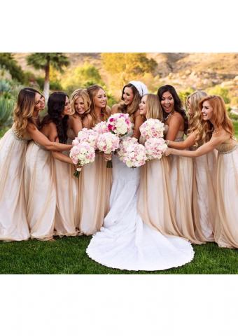 La Femme Style 19996 on Scheana Marie's Bridesmaids-Featured in the Vanderpump Rules Wedding Episode 2015