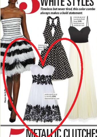 La Femme Style 20760 in Seventeen Magazine's March 2015 Edition
