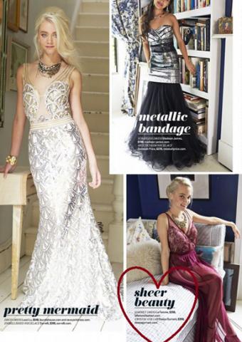 La Femme Style 21333 (bottom right) in Seventeen Magazine Prom 2015 Edition