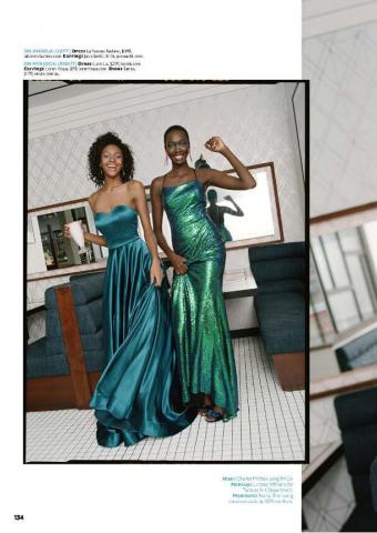 Picture of: Teal and Green Prom Dresses in Seventeen Magazine by La Femme, Page 134
