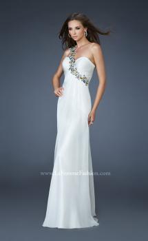 Picture of: Sweetheart Neckline Prom Dress with Multi Colored Stones in White, Style: 18673, Main Picture