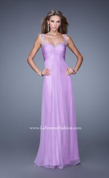 Picture of: Sweetheart Chiffon Prom Dress with Embellishments in Purple, Style: 20678, Main Picture