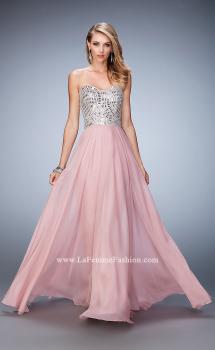 Picture of: Sweetheart Neckline Prom Dress with Sparkling Gems in Pink, Style: 22137, Main Picture