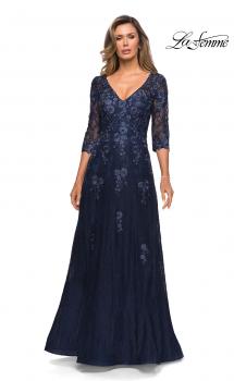 ROBE de FLEURS DE3444 black×ivory /M ROBE de FLEURS