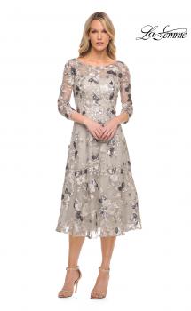 Silver tea length mother of the bride dresses new arrivals